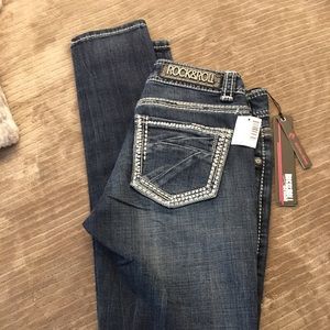 Rock N Roll Cowgirl jeans NWT 25x32